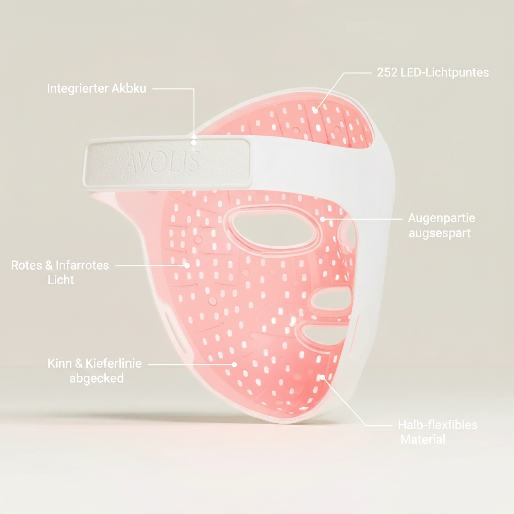 Avolis LED Mask Infographic