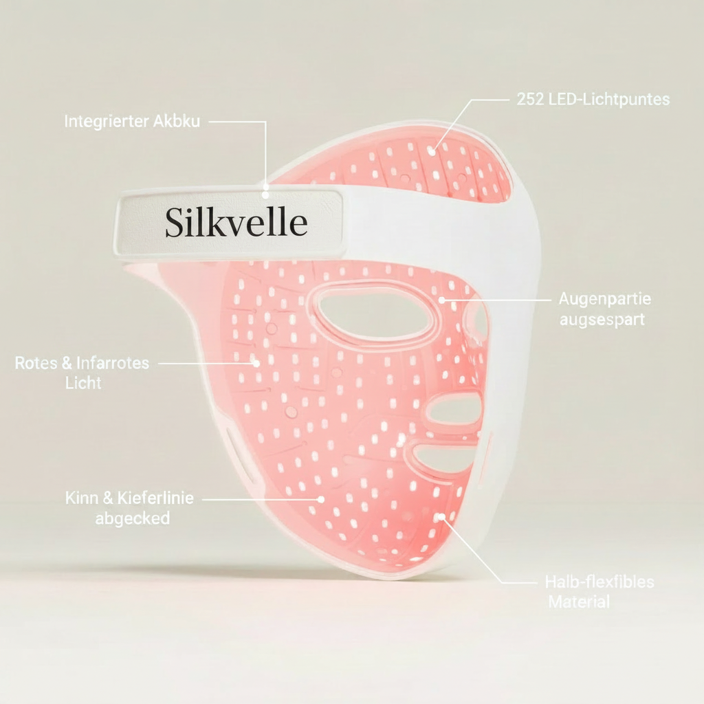 Silkvelle LED Mask Infographic Inside